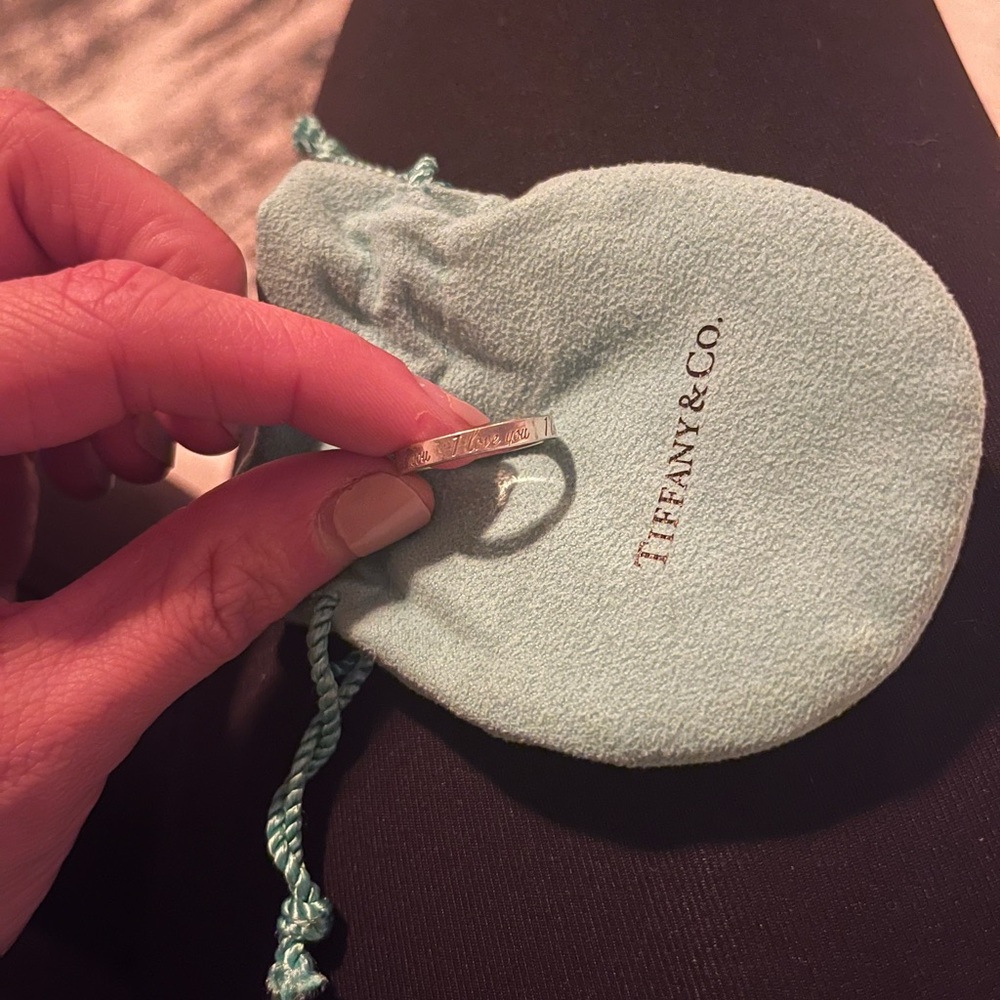 Tiffany & Co. Retired I Love You Band Ring - SIZE 6